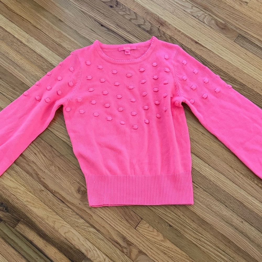 Lily Pulitzer hot pink sweater